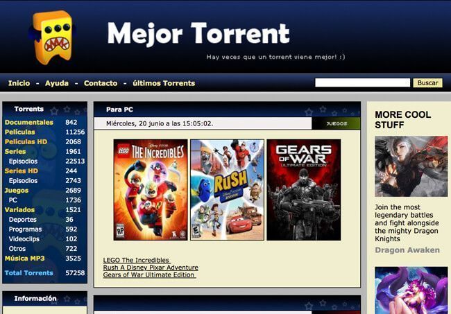 mejores sitios de torrent para descargar juegos para Mac